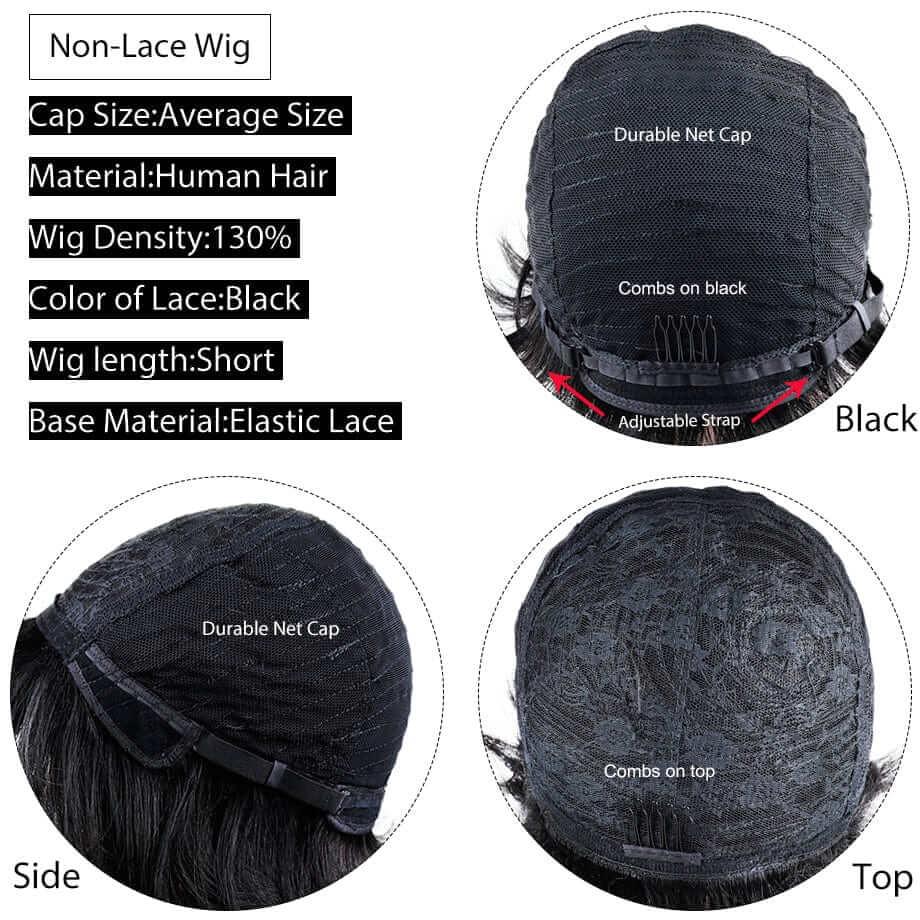 Superlove Glueless Pixie Cut Human Hair Wig Hot Boss Lady Short Wig - Superlovehair